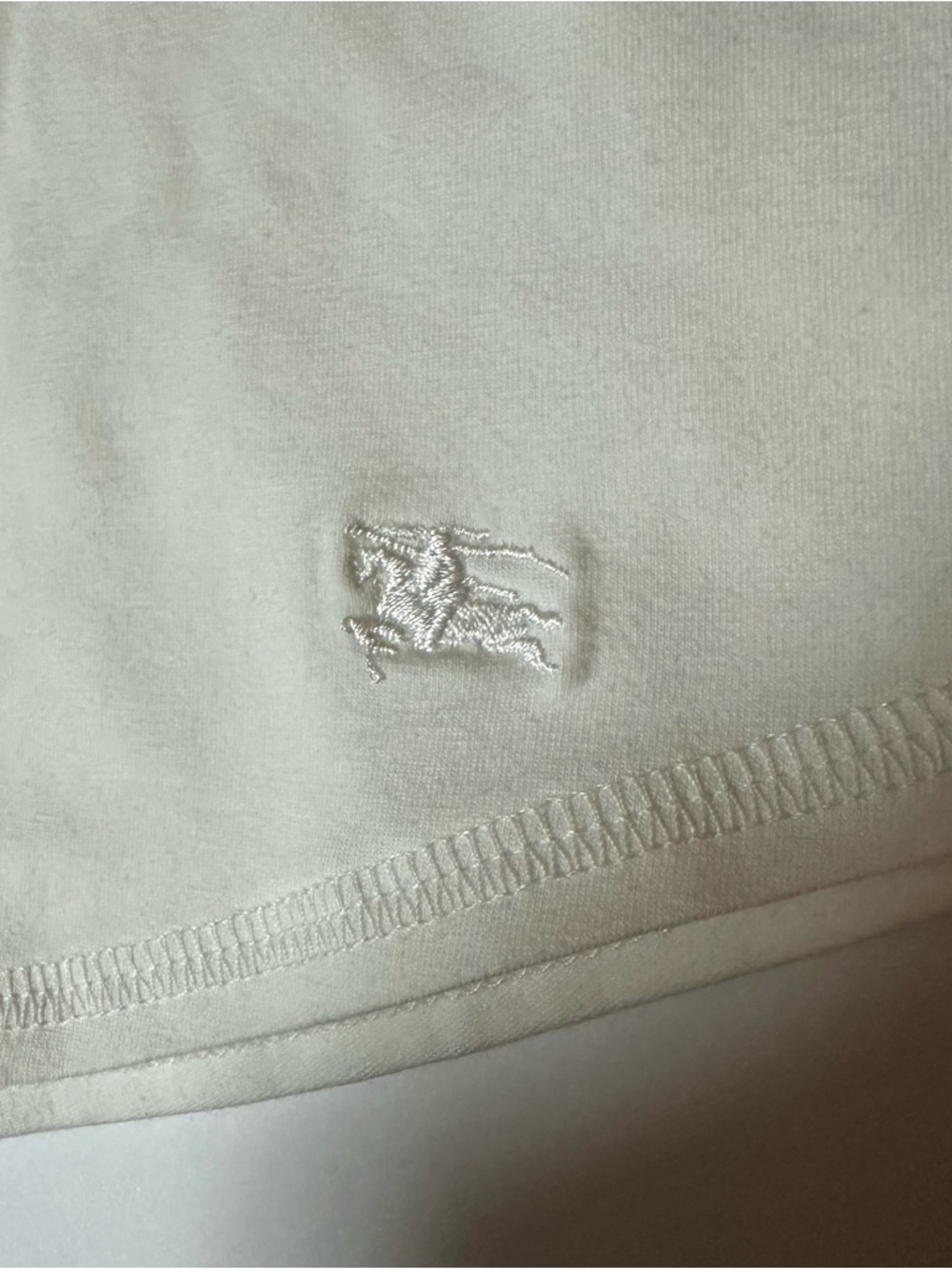 BURBERRY Crew Neck Shirt Top Cotton Stretch Nova Check Elbow Patches - Picture 4 of 8